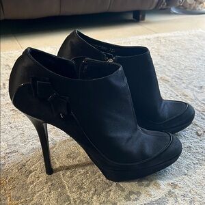 Dior Black Heeled Ankle Boots